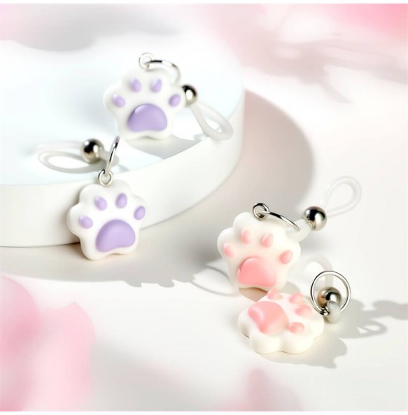 MizzZee - Kitty Paw Nipple Clamps (Pink)